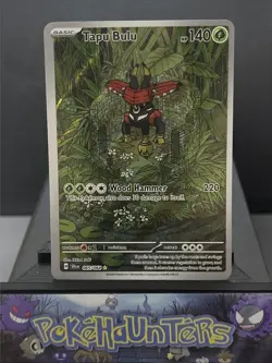 Pokemon Card Tapu Bulu 065/064 Illustration Rare Holo Shrouded Fable NM - Image 1