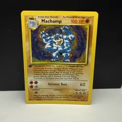 Machamp - 1st Edition - Base Set - 8/102 - Holo-foil Rare - Pokemon Card MP - Image 1