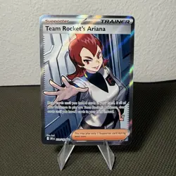 Pokemon TCG Team Rockets Ariana Full Art Destined Rivals Card 224/182 - Image 1