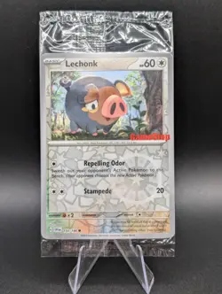 Pokemon Lechonk 154/198 SV Scarlet Violet Gamestop Promo Card New Sealed - Image 1