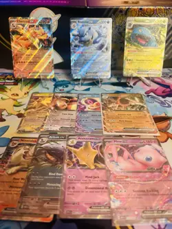 Pokemon 151 11 Card EX Lot Charizard Blastoise Venusaur Zapdos Ninetales ENG - Image 1