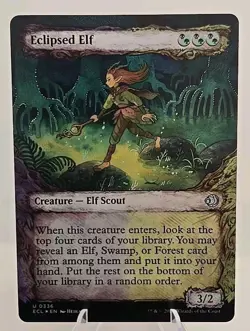 Eclipsed Elf (Showcase) MTG Lorwyn Eclipsed Foil - Image 1