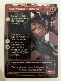 Clive, Ifrit's Dominant (Borderless) (Regular) (0385) Final Fantasy MTG - Image 2