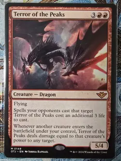 Terror of the Peaks,Outlaws of Thunder Junction, Regular, MTG, #149 - Image 1