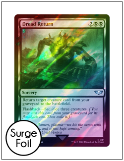 1x Dread Return, Surge Foil, Warhammer 40k, Magic MTG NM - Image 1