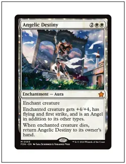 1x Angelic Destiny, Magic The Gathering MTG NM - Image 1
