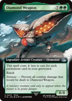 MTG Final Fantasy Uncommon #0470 Diamond Weapon - Image 1