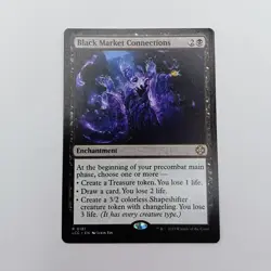 Black Market Connections MTG Rare The Lost Caverns of Ixalan Commander Black - Image 1