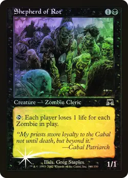 MTG FOIL Shepherd of Rot - Onslaught #168 - Image 1