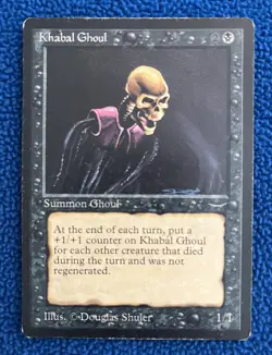 Khabal Ghoul Magic the Gathering MtG Arabian Nights RARE - Image 1