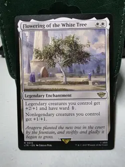 Flowering of the White Tree Near Mint English Magic the Gathering MTG The Lord - Image 1
