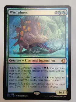 BRAND NEW Magic the Gathering: Wistfulness Lorwyn Eclipsed Foil regular - Image 1