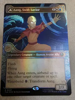 Aang, Swift Savior - #347 Foil (Showcase) Avatar: The Last Airbender - Mtg - Image 1