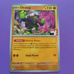 okidogi 111/167 Pokemon TCG League play! Stamped Prize Pack - Image 1