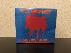 Pokemon Sword and Shield Base Set ETB Elite Trainer Box NEW Factory Sealed 820650104459 - Image 1