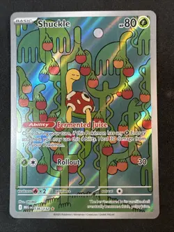 Shuckle 136/132 Me01: Mega Evolution Holo Pokemon - Image 1