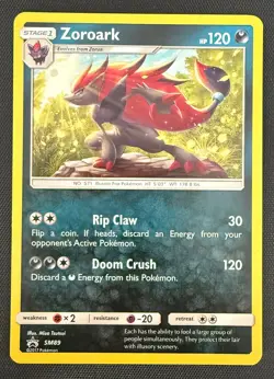 Pokemon - Zoroark SM89 - Black Star Promo - Light Play - Image 1