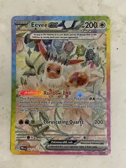 2025 Pokemon Eevee ex 167/131 Special Illustration Rare Holo NM - Image 1