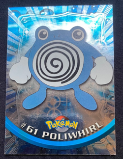 Pokemon Topps #61 Poliwhirl Blue Label Holo (1999) (NM/LP) - Image 1