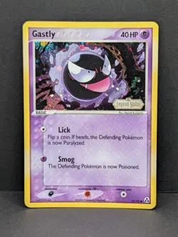 Gastly 52/92 Legend Maker Reverse Holo Rare Pokemon TCG Nintendo Gengar LP+ - Image 1