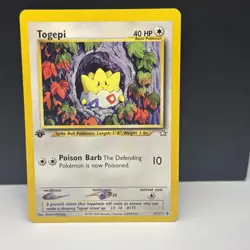 2000 Pokemon Neo Genesis - 1st Edition - Togepi 51/111 - Ungraded - Image 1