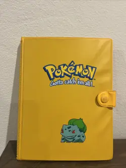 Pokemon Gotta Catch Em All Vintage Binder Yellow Binder Bulbasaur - Image 1