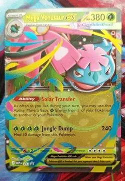 Pokemon Mega Venusaur ex 013 Me: Mega Evolution Promo Holo - Image 1