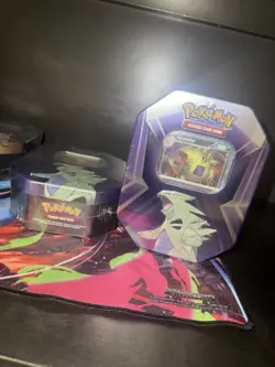 Pokemon TCG Tyranitar Triple Whammy Collector's Tin NEW FACTORY SEALED LOT x2 - Image 1