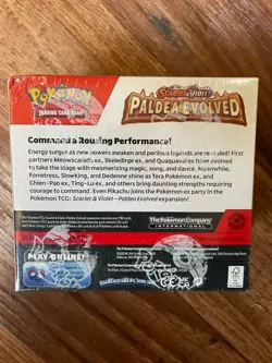 Pokemon TCG Scarlet & Violet Paldea Evolved Sealed Booster Box w Magnetic case - Image 5