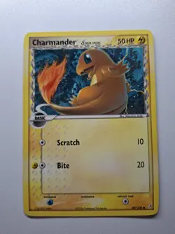 Pokemon - Charmander - 49/100 - Crystal Guardians - Common - EX - Image 3