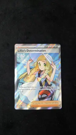 Pokemon TCG Lillie's Determination 169/132 Me01 Holo Ultra Rare English - Image 1