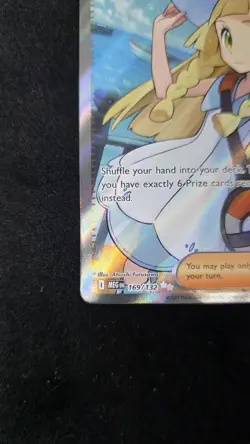 Pokemon TCG Lillie's Determination 169/132 Me01 Holo Ultra Rare English - Image 2