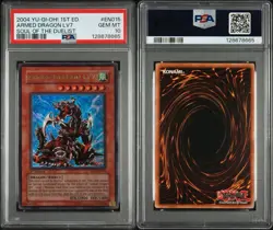2004 YU-GI-OH! SOD-SOUL OF THE DUELIST | 1ST EDITIONARMED DRAGON LV7 EN015 PSA10 - Image 2