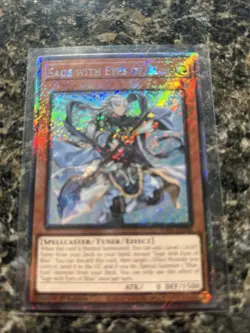 Yu-Gi-Oh! Sage With Eyes Of Blue RA04-EN266 Platinum Secret Rare - Image 1