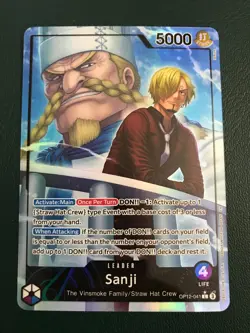 Sanji (041) (Alternate Art) OP12-041 Legacy of the Master Foil English NM - B - Image 1