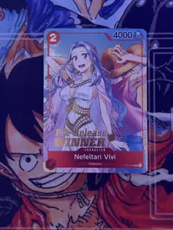 Nefeltari Vivi OP-03 Pre-Release Winner ST01-009 One Piece NEAR MINT!!! - Image 1