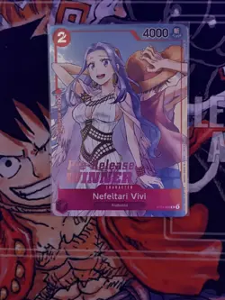 Nefeltari Vivi OP-03 Pre-Release Winner ST01-009 One Piece NEAR MINT!!! - Image 2