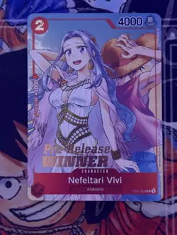 Nefeltari Vivi OP-03 Pre-Release Winner ST01-009 One Piece NEAR MINT!!! - Image 4