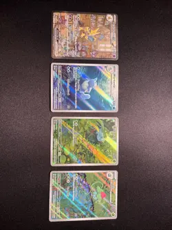 Pokemon 151 SIR Alakazam Bulbasaur Ivysaur Wartortle Full Art Cards - Image 1