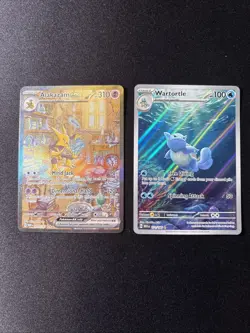 Pokemon 151 SIR Alakazam Bulbasaur Ivysaur Wartortle Full Art Cards - Image 2