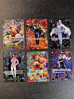 6 Set SP (Special Parallel) ONE PIECE CARD GAME Japanese - Image 1