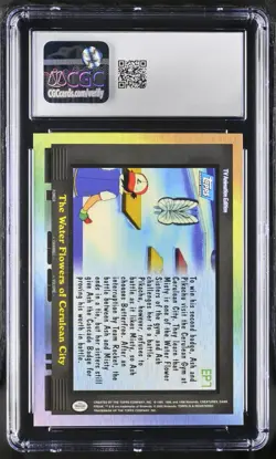 CGC 9 The Water Flowers of Cerulean City EP7 Topps Series 2 2000 Pokemon Card - Image 2