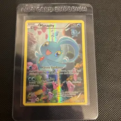 Manaphy XY113 Black Star Promo Full Art Holo Pokemon Card Mint Ungraded - Image 3