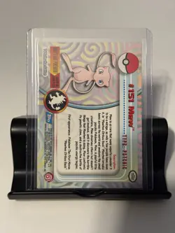 Pokemon Topps Series 2000 Mew #151 NON-HOLO Pokemon Card - Near Mint/VLP! - Image 2