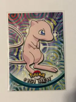 Pokemon Topps Series 2000 Mew #151 NON-HOLO Pokemon Card - Near Mint/VLP! - Image 3