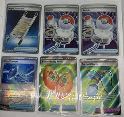 Pokemon TCG 29 Card Lot Double Rare, Full Art Item Trainers, Tools And Energy. - Image 1