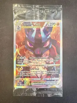 Lucario VSTAR SWSH291 Crown Zenith ETB Pokemon Card Exclusive Promo Sealed - Nm - Image 1