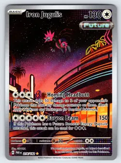 Iron Jugulis 216/182 Paradox Rift Pokemon Card TCG Illustration Rare Full Art Nm - Image 1