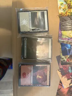 Magic: The Gathering 100+ Foil Basic Lands! Deck Box/Art Cards/Sleeves/Dividers - Image 2