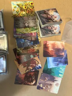 Magic: The Gathering 100+ Foil Basic Lands! Deck Box/Art Cards/Sleeves/Dividers - Image 4